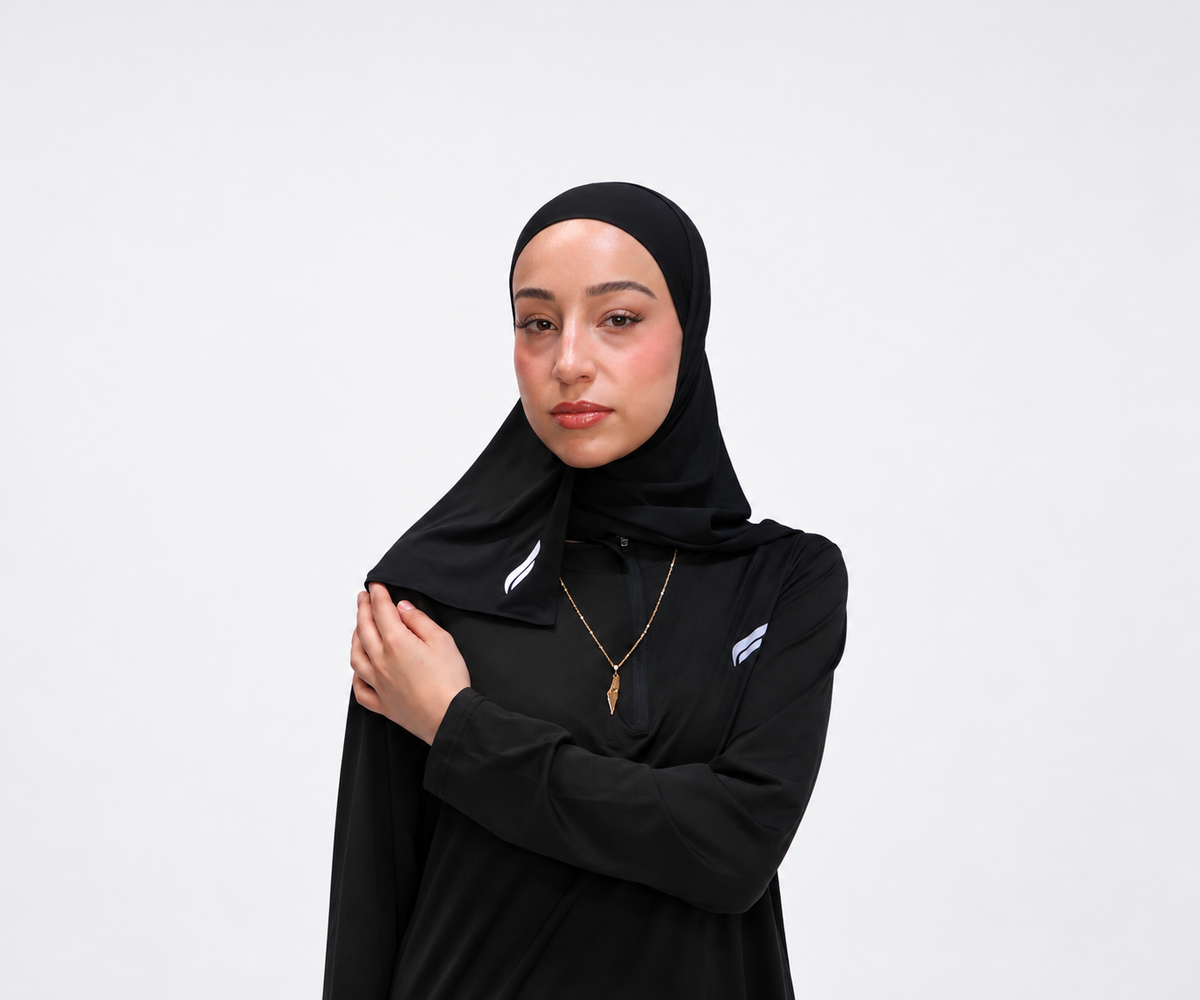 Performance Tie-back Hijab