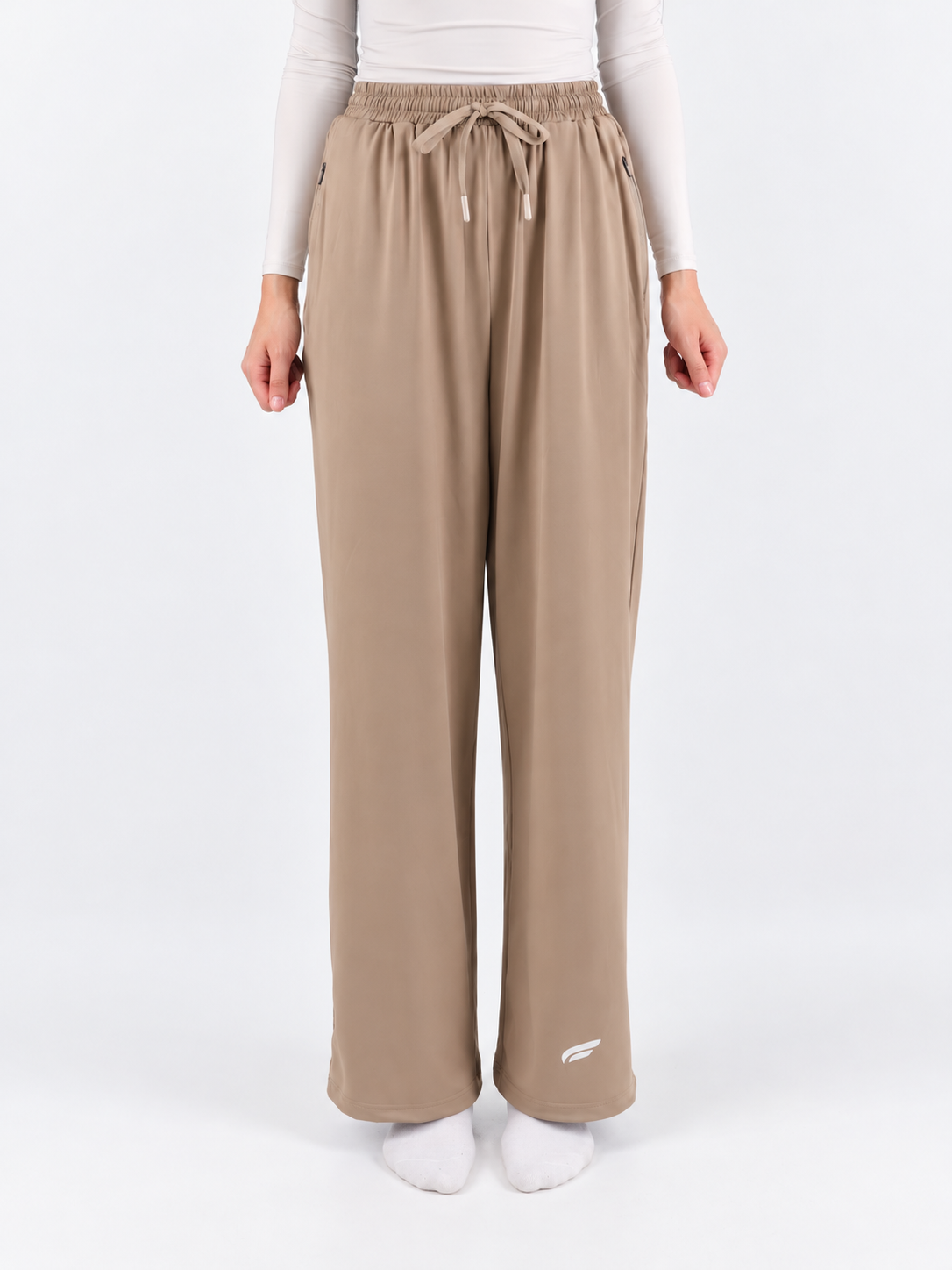 Essential Adjustable Wide-Leg pants